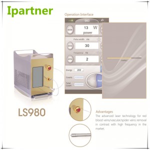 Ipartner LS980 Diode Laser làm giảm hệ thống đỏ